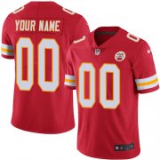 Wholesale Cheap Nike Kansas City Chiefs Customized Red Team Color Stitched Vapor Untouchable Limited Men's NFL Jersey