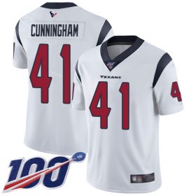 Wholesale Cheap Nike Texans #41 Zach Cunningham White Men\'s Stitched NFL 100th Season Vapor Limited Jersey