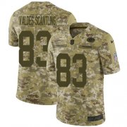Wholesale Cheap Nike Packers #83 Marquez Valdes-Scantling Camo Men's Stitched NFL Limited 2018 Salute To Service Jersey