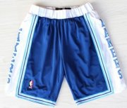 Wholesale Cheap Los Angeles Lakers Blue Throwback Short