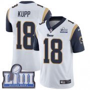 Wholesale Cheap Nike Rams #18 Cooper Kupp White Super Bowl LIII Bound Youth Stitched NFL Vapor Untouchable Limited Jersey
