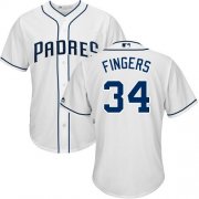 Wholesale Cheap Padres #34 Rollie Fingers White Cool Base Stitched Youth MLB Jersey