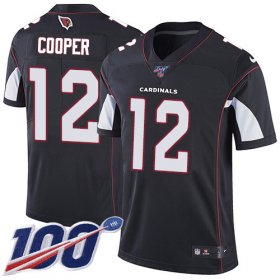 Wholesale Cheap Nike Cardinals #12 Pharoh Cooper Black Alternate Men\'s Stitched NFL 100th Season Vapor Limited Jersey