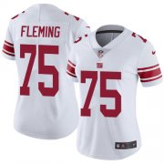 Wholesale Cheap Nike Giants #75 Cameron Fleming White Women's Stitched NFL Vapor Untouchable Limited Jersey