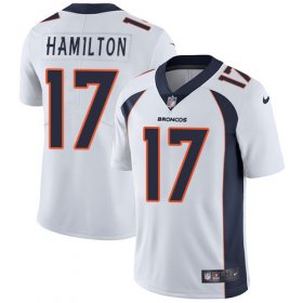 Wholesale Cheap Nike Broncos #17 DaeSean Hamilton White Men\'s Stitched NFL Vapor Untouchable Limited Jersey