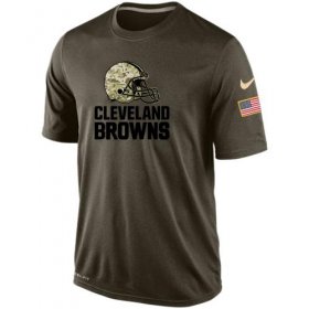 Wholesale Cheap Men\'s Cleveland Browns Salute To Service Nike Dri-FIT T-Shirt