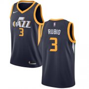 Wholesale Cheap Nike Jazz #3 Ricky Rubio Navy NBA Swingman Icon Edition Jersey