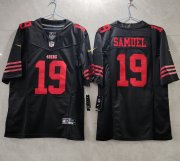 Wholesale Cheap Men's San Francisco 49ers #19 Deebo Samuel Red 2023 F.U.S.E. Vapor Untouchable Limited Stitched Football Jersey