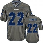 Wholesale Cheap Nike Cowboys #22 Emmitt Smith Grey Men's Stitched NFL Elite Vapor Jersey