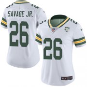 Wholesale Cheap Nike Packers #26 Darnell Savage Jr. White Women's 100th Season Stitched NFL Vapor Untouchable Limited Jersey