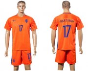Wholesale Cheap Holland #17 Narsingh Home Soccer Country Jersey