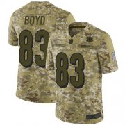 Wholesale Cheap Nike Bengals #83 Tyler Boyd Camo Youth Stitched NFL Limited 2018 Salute to Service Jersey