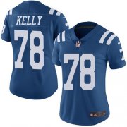 Wholesale Cheap Nike Colts #78 Ryan Kelly Royal Blue Women's Stitched NFL Limited Rush Jersey
