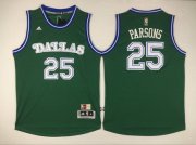 Wholesale Cheap Men's Dallas Mavericks #25 Chandler Parsons Revolution 30 Swingman 2015-16 Green Jersey