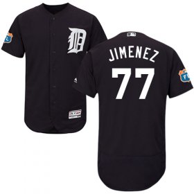 Wholesale Cheap Tigers #77 Joe Jimenez Navy Blue Flexbase Authentic Collection Stitched MLB Jersey