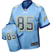 Wholesale Cheap Nike Chargers #85 Antonio Gates Electric Blue Alternate Men's Stitched NFL Elite Drift Fashion Jersey