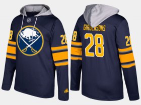 Wholesale Cheap Sabres #28 Zemgus Girgensons Blue Name And Number Hoodie