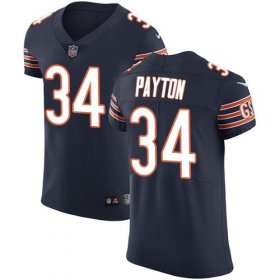 Wholesale Cheap Nike Bears #34 Walter Payton Navy Blue Team Color Men\'s Stitched NFL Vapor Untouchable Elite Jersey