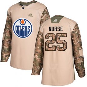 Wholesale Cheap Adidas Oilers #25 Darnell Nurse Camo Authentic 2017 Veterans Day Stitched NHL Jersey