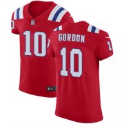 Wholesale Cheap Nike Patriots #10 Josh Gordon Red Alternate Men's Stitched NFL Vapor Untouchable Elite Jersey