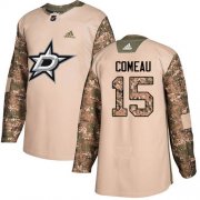 Cheap Adidas Stars #15 Blake Comeau Camo Authentic 2017 Veterans Day Youth Stitched NHL Jersey