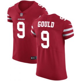 Wholesale Cheap Nike 49ers #9 Robbie Gould Red Team Color Men\'s Stitched NFL Vapor Untouchable Elite Jersey