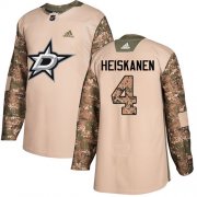 Wholesale Cheap Adidas Stars #4 Miro Heiskanen Camo Authentic 2017 Veterans Day Youth Stitched NHL Jersey