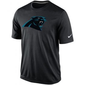 Wholesale Cheap Men\'s Carolina Panthers Nike Black Legend Logo Essential 2 Performance T-Shirt