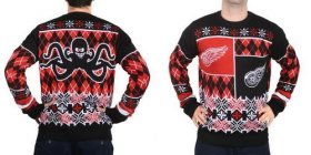 Wholesale Cheap Detroit Red Wings Men\'s NHL Ugly Sweater-2