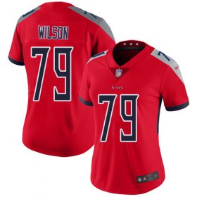 Wholesale Cheap Nike Titans #79 Isaiah Wilson Red Women\'s Stitched NFL Limited Inverted Legend Jersey