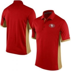 Wholesale Cheap Men\'s Nike NFL San Francisco 49ers Scarlet Team Issue Performance Polo