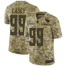 Wholesale Cheap Nike Titans #99 Jurrell Casey Camo Men\'s Stitched NFL Limited 2018 Salute To Service Jersey