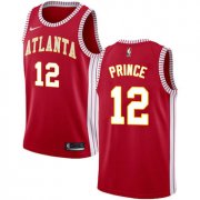 Wholesale Cheap Men's Atlanta Hawks #12 Authentic Taurean Prince Red Basketball Statement Edition Jersey