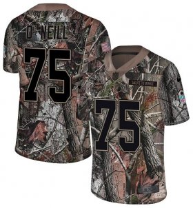 Wholesale Cheap Nike Vikings #75 Brian O\'Neill Camo Men\'s Stitched NFL Limited Rush Realtree Jersey