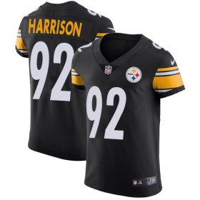 Wholesale Cheap Nike Steelers #92 James Harrison Black Team Color Men\'s Stitched NFL Vapor Untouchable Elite Jersey