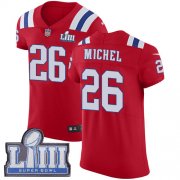 Wholesale Cheap Nike Patriots #26 Sony Michel Red Alternate Super Bowl LIII Bound Men's Stitched NFL Vapor Untouchable Elite Jersey