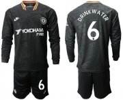 Wholesale Cheap Chelsea #6 Drink Water Third Long Sleeves Soccer Club Jersey