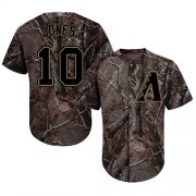 Wholesale Cheap Diamondbacks #10 Adam Jones Camo Realtree Collection Cool Base Stitched Youth MLB Jersey