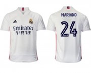 Wholesale Cheap Men 2020-2021 club Real Madrid home aaa version 24 white Soccer Jerseys