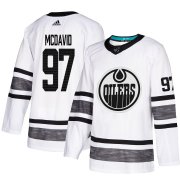Wholesale Cheap Adidas Oilers #97 Connor McDavid White Authentic 2019 All-Star Stitched NHL Jersey