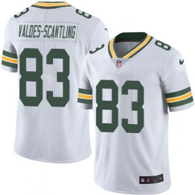 Wholesale Cheap Nike Packers #83 Marquez Valdes-Scantling White Men\'s Stitched NFL Vapor Untouchable Limited Jersey