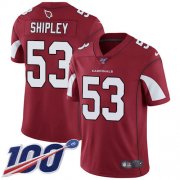 Wholesale Cheap Nike Cardinals #53 A.Q. Shipley Red Team Color Men's Stitched NFL 100th Season Vapor Limited Jersey
