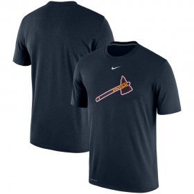 Wholesale Cheap Atlanta Braves Nike Legend Logo Performance T-Shirt Navy