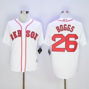 Wholesale Cheap Red Sox #26 Wade Boggs White New Cool Base Stitched MLB Jersey