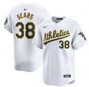 Cheap Men's Oakland Athletics #38 JP Sears White Home Limited Stitched Jersey