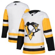 Wholesale Cheap Adidas Penguins Blank White Road Authentic Stitched NHL Jersey