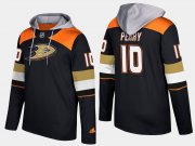 Wholesale Cheap Ducks #10 Corey Perry Black Name And Number Hoodie