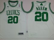 Wholesale Cheap Boston Celtics #20 Ray Allen Revolution 30 Swingman White Jersey
