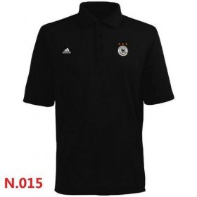 Wholesale Cheap Adidas Germany 2014 World Soccer Authentic Polo Black