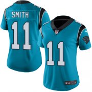 Wholesale Cheap Nike Panthers #11 Torrey Smith Blue Alternate Women's Stitched NFL Vapor Untouchable Limited Jersey